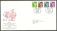 1991 GB FDC WALES NEW DEFINITIVE STAMPS 3 DEC - 004-002 - 1991-2000 Decimal Issues