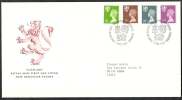 1991 GB FDC SCOTLAND NEW DEFINITIVE STAMPS 3 DEC - 004-002 - 1991-2000 Dezimalausgaben