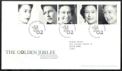 2002 GB FDC THE GOLDEN JUBILEE - 004 - 2001-10 Ediciones Decimales