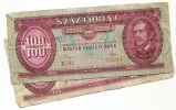 100 Forint 1968 - LOT - Hongarije