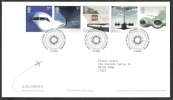 2002 GB FDC AIRLINERS - 004 - 2001-2010 Decimal Issues