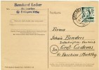 1948 Wuerttemberg Postcard Sent From Ertingen To Gross-Godems, Mecklenburg - Otros & Sin Clasificación
