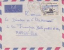 Dabola (petit Bureau) Haute Guinée Guinéa Afrique Colonie Française Lettre Par Avion > Marseille Marcophilie Rare - Storia Postale