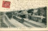 N°14962 -cpa Vire -la Gare- - Gares - Avec Trains