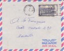 MARCOPHILIE - PORT GENTIL - GABON - 1957 - COLONIES - A.E.F - N°234 - AVION - LETTRE - FLAMME - Sonstige & Ohne Zuordnung