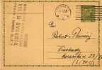 Entero Postal PRAHA, 1933, Checoslovaquia, Entier Postal - Postales