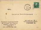 Tarjeta Privada Praha 1935, Transporte Europeo, Checoslovaquia, - Cartas & Documentos