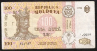 MOLDOVA   P15   100 LEI   1992     XF   NO P.h. ! - Moldova