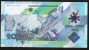 KAZAKHSTAN P36  2000 TENGE   2011 #AA Signature 5    XF - Kazachstan