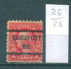 26K26 // KANSAS CITY MO. -  State Missouri - Precancel, Preo Vorausentwertung United States Etats-Unis USA - Prematasellado