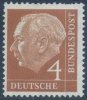 !a! GERMANY 1954 Mi. 0178 MNH SINGLE - 1st Federal President Th. Heuss - Neufs