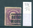 26K98 // DETROIT MICHIGAN - State Michigan County Wayne - Precancel, Preo Vorausentwertung United States Etats-Unis USA - Vorausentwertungen