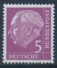 !a! GERMANY 1954 Mi. 0179 MNH SINGLE - 1st Federal President Th. Heuss - Unused Stamps