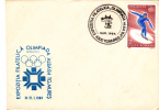 Sarajevo 1984 Special Cover Stamps Oblit Concordante - Romania. - Winter 1984: Sarajevo