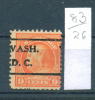 26K83 / WASH. D.C. - Washington District Of Columbia  - Precancel, Preo,Vorausentwertung United States Etats-Unis USA - Precancels