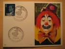 SPAIN Barcelona 1979 Post Card Postcard Circus Cirque Cirkus Circo Cirkusz Circ Zirkus Payaso Clown Pitre - Circus