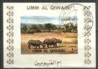 Umm Al Quiwain - Gestempelt / Used (g556) - Rhinozerosse