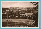 ROMA FORO MUSSOLINI STADIO OLIMPIONICO E PIAZZALE DELL' IMPERO CARTOLINA FORMATO GRANDE VIAGGIATA NEL 1938 - Stadiums & Sporting Infrastructures