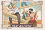 Image / Métiers - Le Charpentier /  Métier Profession Carpenter / Bâtiment Construction // IM K-26/3 - Nestlé