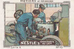 Image / Métiers - Le Mécanicien / Métier Voiture Auto Garage // IM K-26/3 - Nestlé