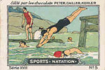 Image / SPORTS - Natation /  Sport Swimming / Plongeon // IM K-26/3 - Nestlé