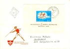 HUNGARY - 1966.FDC-USED Sheet -  8th European Athletic Championships,Budapest - FDC