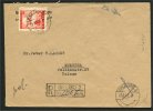 POLAND, REGISTERED AIRPOST COVER 1947 TO ZÜRICH - Lettres & Documents