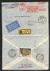 AUSTRIA, CENSORED AIRMAIL ENVELOPE , REGISTERED TO SWITZERLAND - Briefe U. Dokumente