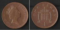 Gran Bretagna - England - ONE PENNY Del 1995 - 1 Penny & 1 New Penny