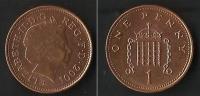 Gran Bretagna - England - ONE PENNY Del 2001 - 1 Penny & 1 New Penny