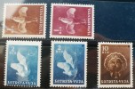 TRIESTE (zone Yougoslave):  Serie Complete Oiseaux (yvert N° 24+25+26+27+31),  Neuf Sans Charniere. (rare) - Sonstige & Ohne Zuordnung