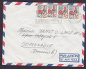 France Airmail Par Avion 1965 Slogan DORDOGNE Cover To Denmark 4 X Coq !! - Autres & Non Classés