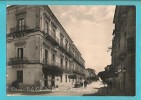 RAGUSA VITTORIA VIALE ROSARIO CANCELLIERI ED ALBERGO ITALIA CARTOLINA FORMATO GRANDE VIAGGIATA NEL 1963 - Vittoria