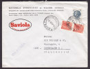 Italy Airmail Via Aerea SAVIOLA Marchio Depositato CASTIGLIONE DELLE STIVIERE (Mantova) 1969 Cover To Danimarca Denmark - Poste Aérienne