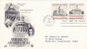 FDC United States - American Architecture - 1971-1980