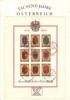 Austria, 1976. 1000 Jahre Österreich, Coat Of Arms -  Block On FDC - Blocks & Kleinbögen