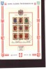 Austria, 1976. 1000 Jahre Österreich, Coat Of Arms -  Block On Memorial Leaf - Blokken & Velletjes