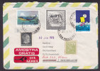 Brazil Via Aerea Mult Franked SAO PAULO 1979 Cover To Militarstab Netherlands Deutsches Reich OSTLAND Stamp?! (2 Scans) - Luftpost