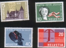 Svizzera Suisse Switzerland Schweiz 1958 Serie Di Propaganda 4v Cpl  ** MNH - Unused Stamps