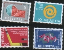 Svizzera Suisse Switzerland Schweiz 1961 Serie Di Propaganda 4v Cpl  ** MNH - Nuevos