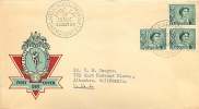 1959 Queen Elizabeth 3 D. Definitive X 3  On  Generic  Post Office FDC To USA  SG 311 - FDC