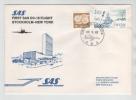 Sweden First SAS DC-10 Flight Stockholm - New York 27-9-1982 - Storia Postale
