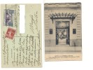 583 FRANCIA 1925 Paris Hotel De Londres Et Milan TIMBRES CARD To Menfi Sicily - Lettres & Documents