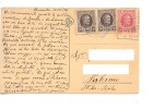 584 BELGIO BELGIQUE 1926 CARD TO ITALY TIMBRES - Briefe U. Dokumente