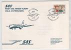 Norway First SAS Airbus Flight Oslo - Copenhagen 18-2-1980 - Storia Postale