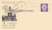 FDC Postal Card - Statue Of Liberty - Scott # UX46 - 1941-60