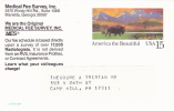 Postal Card - America The Beautiful - Buffalo In The Prairie - Scott # UX120 - Medical Fee Survey, Inc. - 1981-00