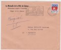 Lettre Obliteration Colmar 1965 Armoirie De Paris - Briefe U. Dokumente