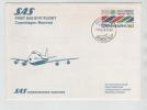 Denmark First SAS Flight B747 Copenhagen - Montreal 17-12-1974 - Covers & Documents