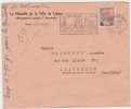 Lettre Obliteration Colmar 1959 Marianne à La Nef - Storia Postale